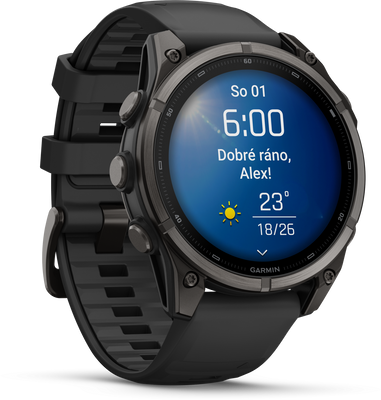 Garmin fenix 9 47mm AMOLED Pebble Gray
