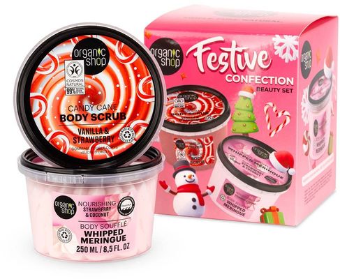 Organic Shop Vánoční tělový set Festive Confection 2 x 250 ml