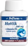MedPharma Hořčík 300 mg + Vitamin D3 107 tablet