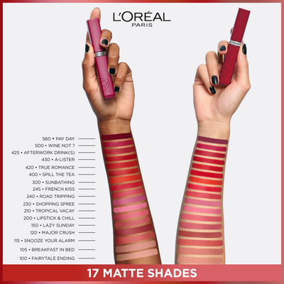 L'Oréal Paris Infaillible Matte Resistance 230 Shopping Spree rtěnka, 5 ml
