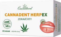 Cannaderm HerpEX zdravé rty 28 tobolek
