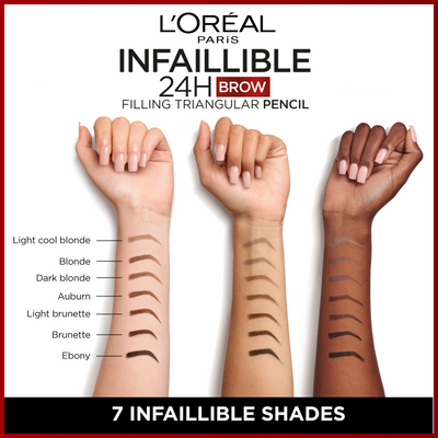 L'Oréal Paris Infaillible Brows 24H Filling Triangular Pencil 05 Light Brunette tužka na obočí