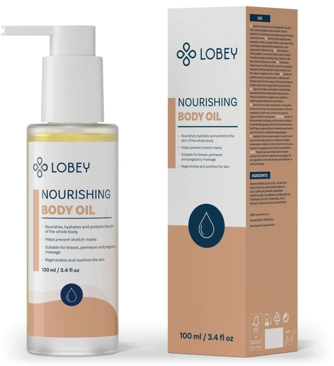 Lobey Pěstící tělový olej 100 ml