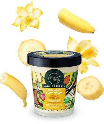 Organic Shop Banánový koktejl - tělový krém 450 ml