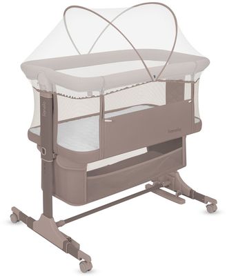 Lionelo Postýlka k rodičovské posteli 3v1 Jodie Beige Taupe 1 ks