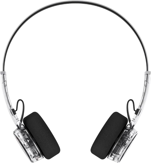 Mondo Freestyle On-Ear bezdrátová sluchátka čirá