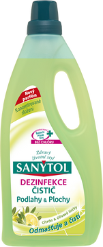 Sanytol Dezinfekční univerzální čistič na podlahy a plochy Citrón 1000 ml
