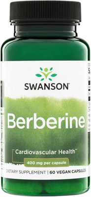 Swanson Berberin 400mg 60 kapslí