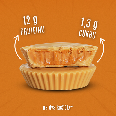Nutry Nuts Proteinové košíčky - slaný karamel s arašídovým máslem 2 x 21 g