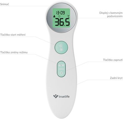 TrueLife Teploměr bezkontaktní Care Q6