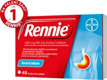 Rennie Žvýkací tablety 48 ks