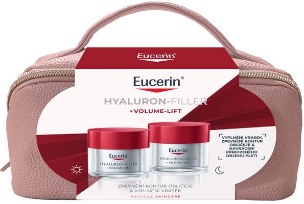 Eucerin Hyaluron Filler+Volume Lift vánoční balení 2 x 50 ml