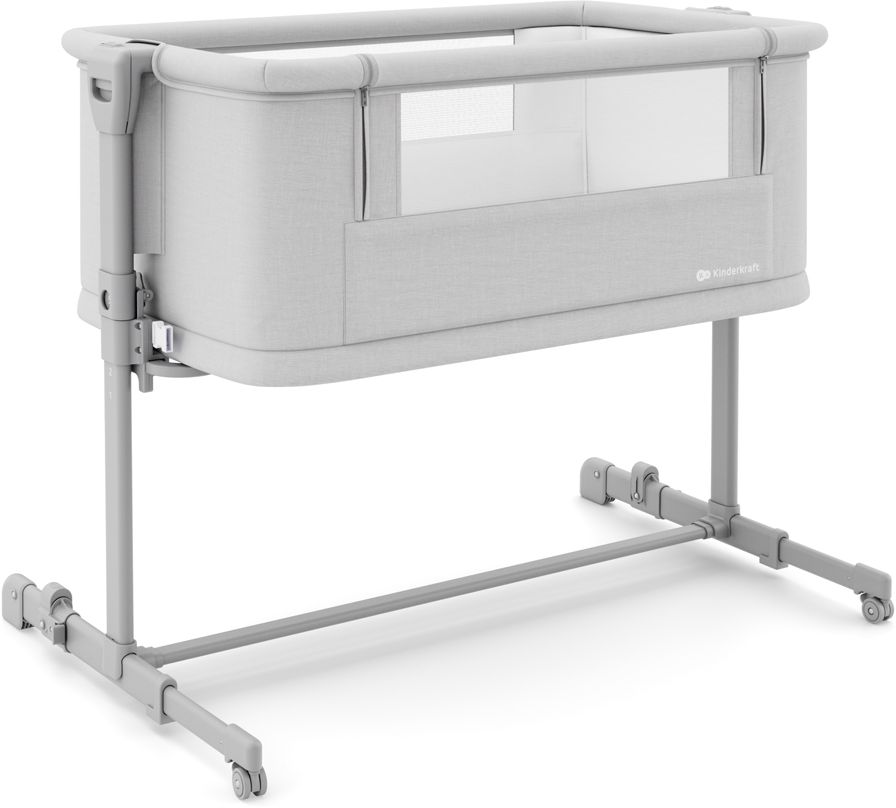 Kinderkraft Postýlka polohovací Nestee Grow 2 Light Grey 1 ks