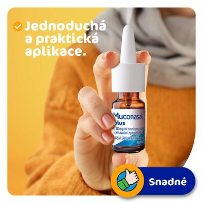 Muconasal Plus nosní sprej 10 ml