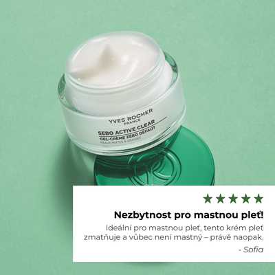 Yves Rocher Sebo Active Clear Gelová péče proti nedostatkům pleti 50 ml