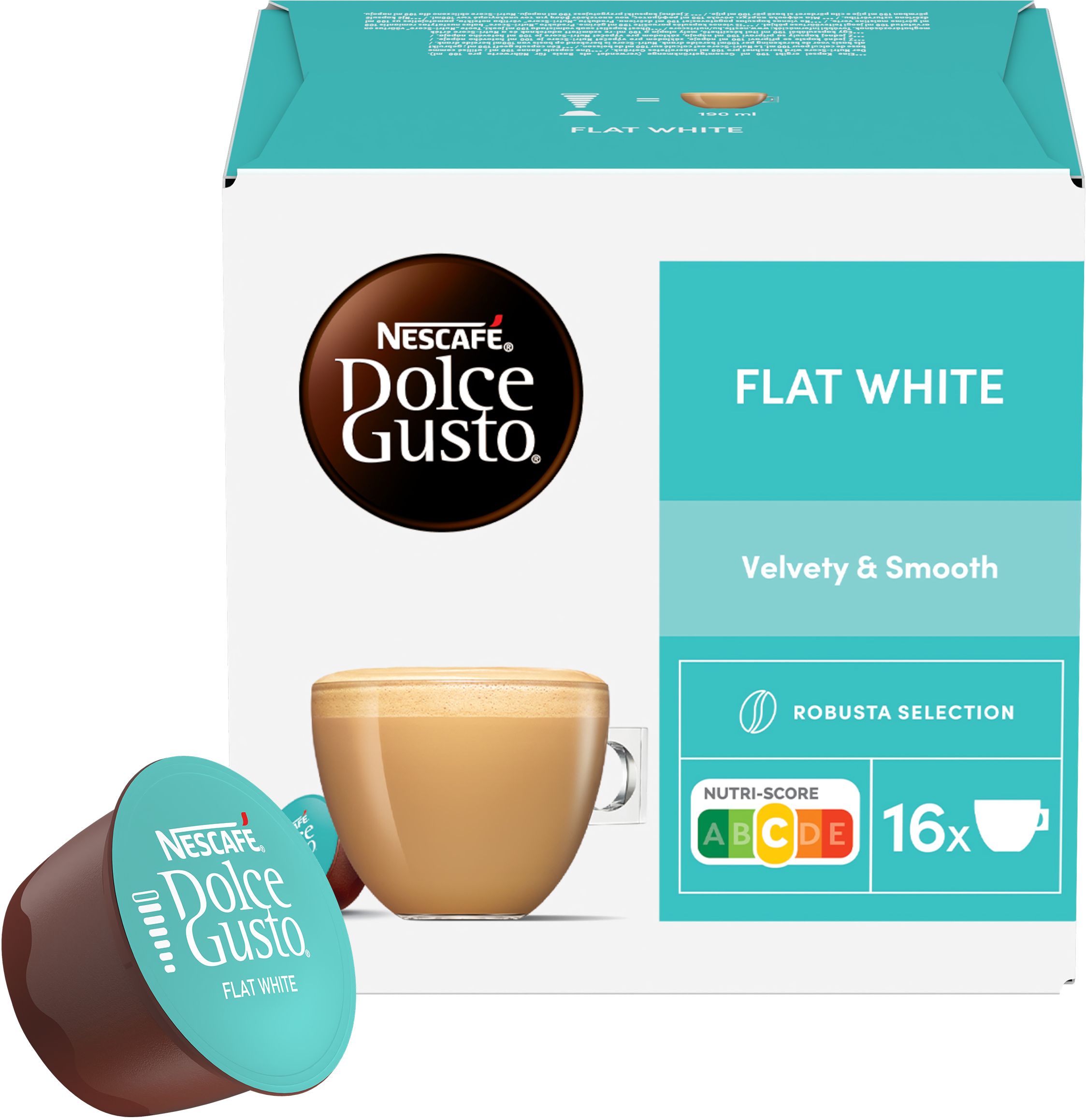 Nescafé Dolce Gusto® Flat White kávové kapsle 16 ks