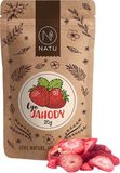 Natu Lyofilizované jahody plátky 20 g