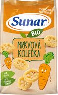 Sunar BIO dětské křupky mrkvová kolečka 45 g