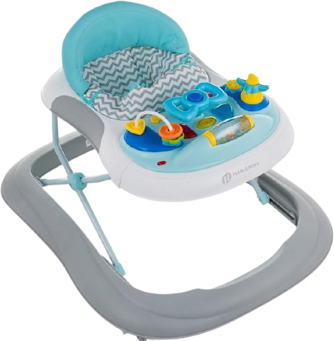 Petite&Mars Chodítko se zvukem Monty Chevron Blue