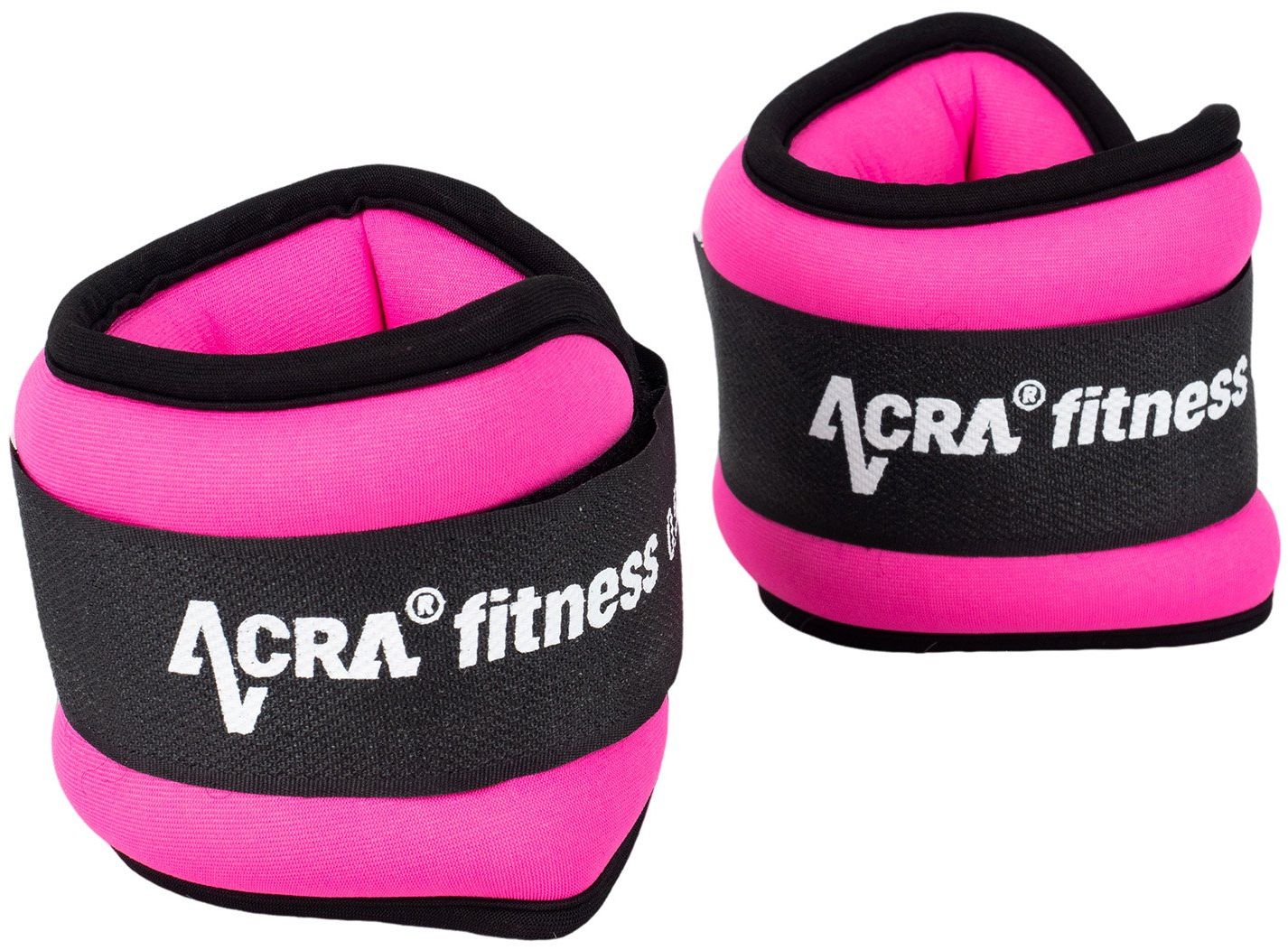 Acra Závaží na zápěstí/kotníky růžová 2 x 0.5 kg