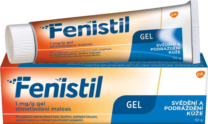 Fenistil gel 1mg/g při svědění pokožky 50 g