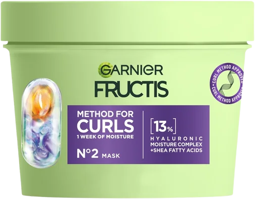 Garnier Fructis Curls Method hydratační maska na suché vlnité a kudrnaté vlasy 370 ml
