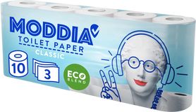 Moddia Toaletní papír 3vrstvý 10 ks