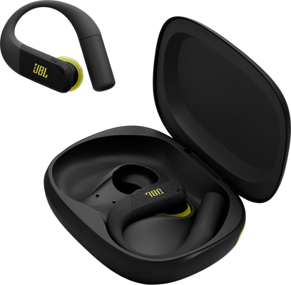 JBL Endurance Peak 4 BlackLime, True wireless sportovní sluchátka do uší s potlačením okolního hluku
