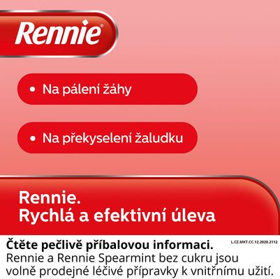Rennie Žvýkací tablety 48 ks