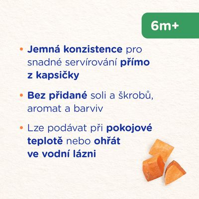 Sunar příkrm batáty s kuřecím masem 6m+ 120 g