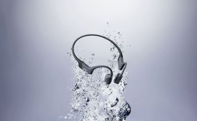 SHOKZ OpenSwim Pro sluchátka před uši 32GB - šedá
