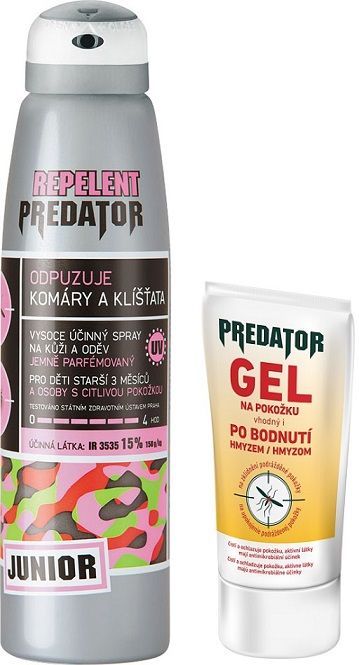 Predator Repelent spray Junior + gel 150 ml
