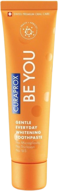 Curaprox BE YOU Zubní pasta single Pure happiness / Orange 60 ml