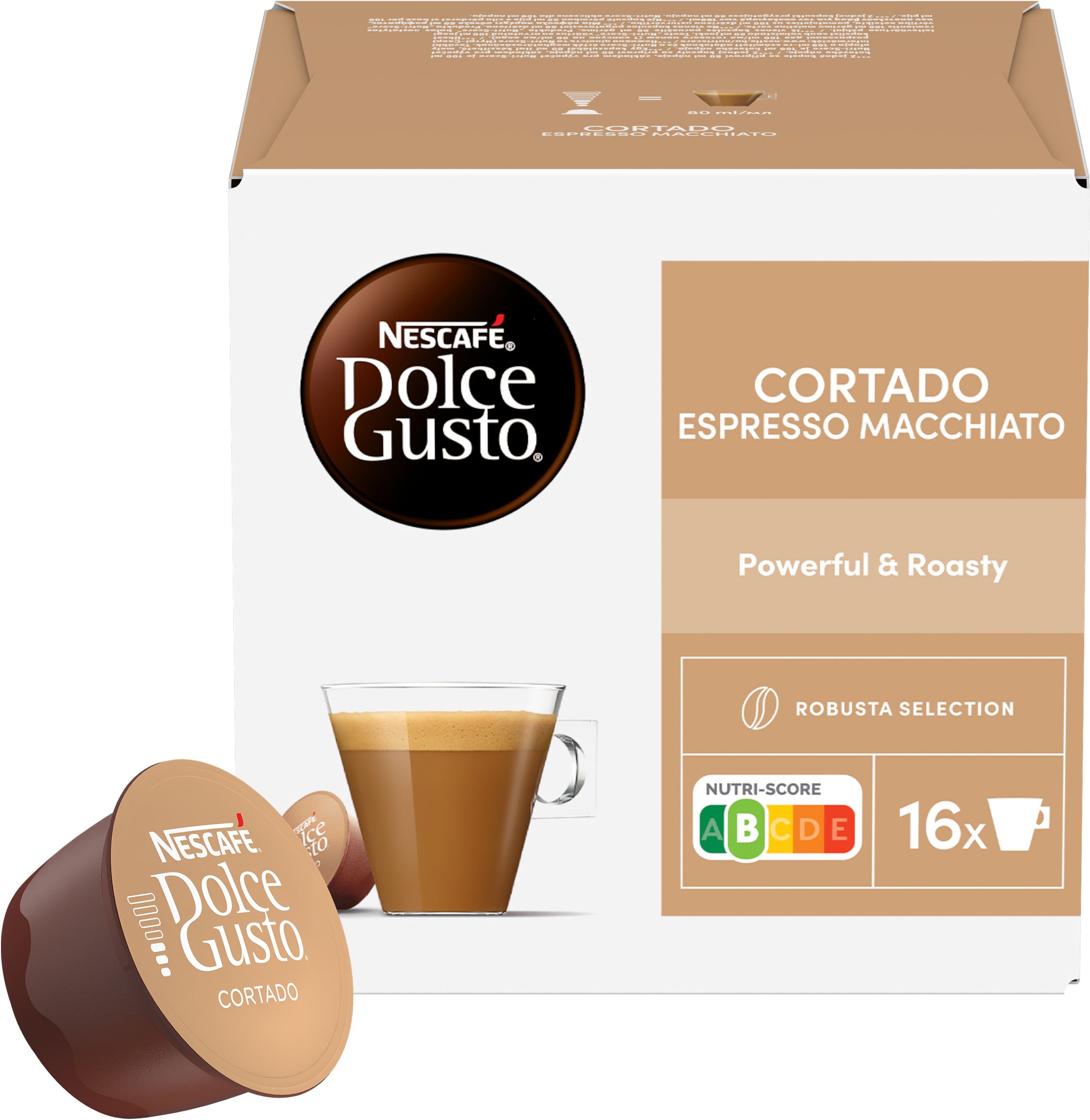 Nescafé Dolce Gusto Cortado kávové kapsle 16 ks