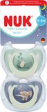 Nuk Dudlík First Choice Night HIPPO/KOALA 0-6m 2 ks