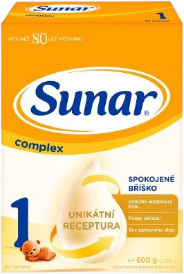 Sunar Complex 1 počáteční kojenecké mléko 600 g