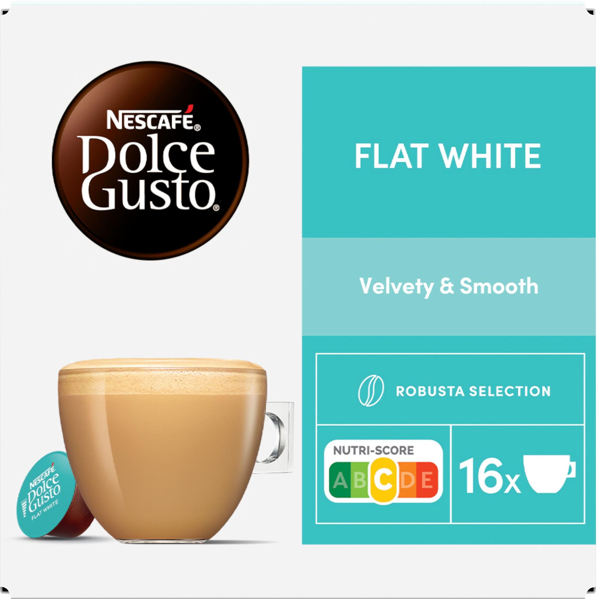 Nescafé Dolce Gusto® Flat White kávové kapsle 16 ks