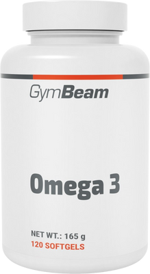 GymBeam Omega 3 bez příchuti 120 kapslí