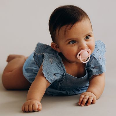 LOVI Dudlík silikonový dynamický PRIME Tutti Frutti 18m+ Peony Pink 3 ks