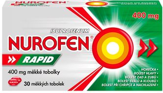 Nurofen Rapid 400 mg 30 měkkých tobolek