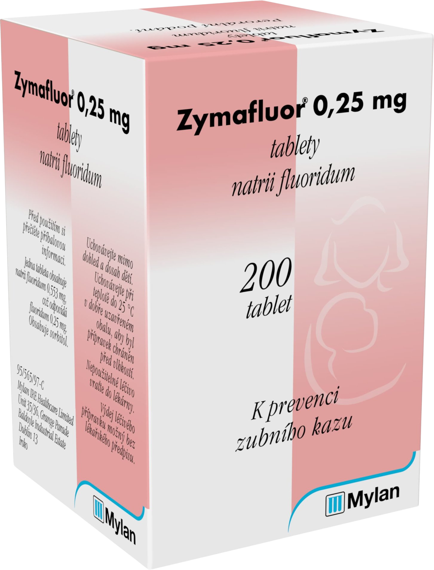 Zymafluor 0.25 mg 200 ks