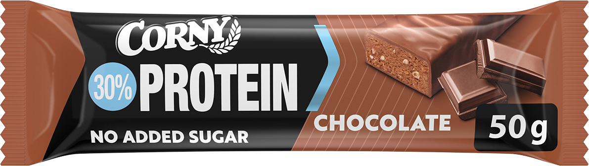Corny Protein 30 % proteinová tyčinka mléčná čokoláda 50 g