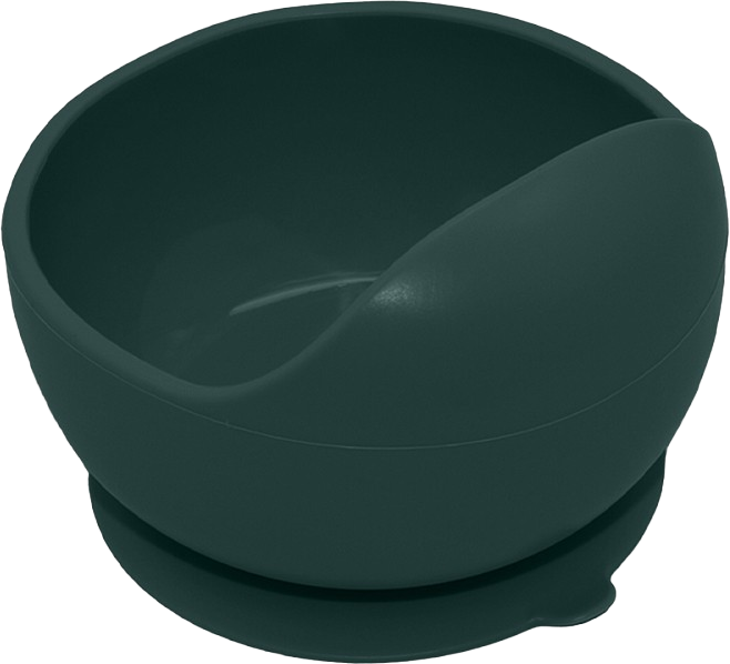 Petite&Mars Set jídelní silikonový TAKE&MATCH, Misty Green - Intense Ochre 6m+, 4 ks