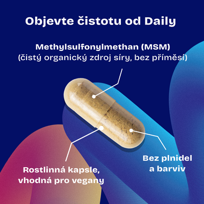 Daily MSM High Dose 180 kapslí