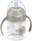 LOVI První hrneček se slámkou a závažím Harmony 150ml