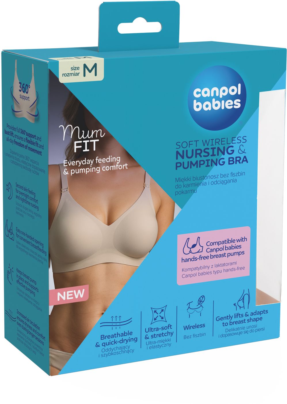 Canpol babies Podprsenka na kojení a odsávání MumFIT M