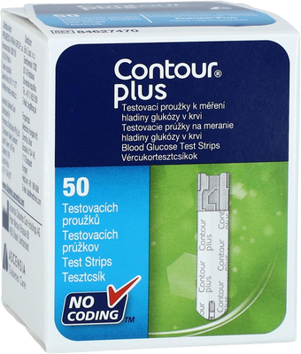 Contour Plus Diagnostické proužky 50 ks