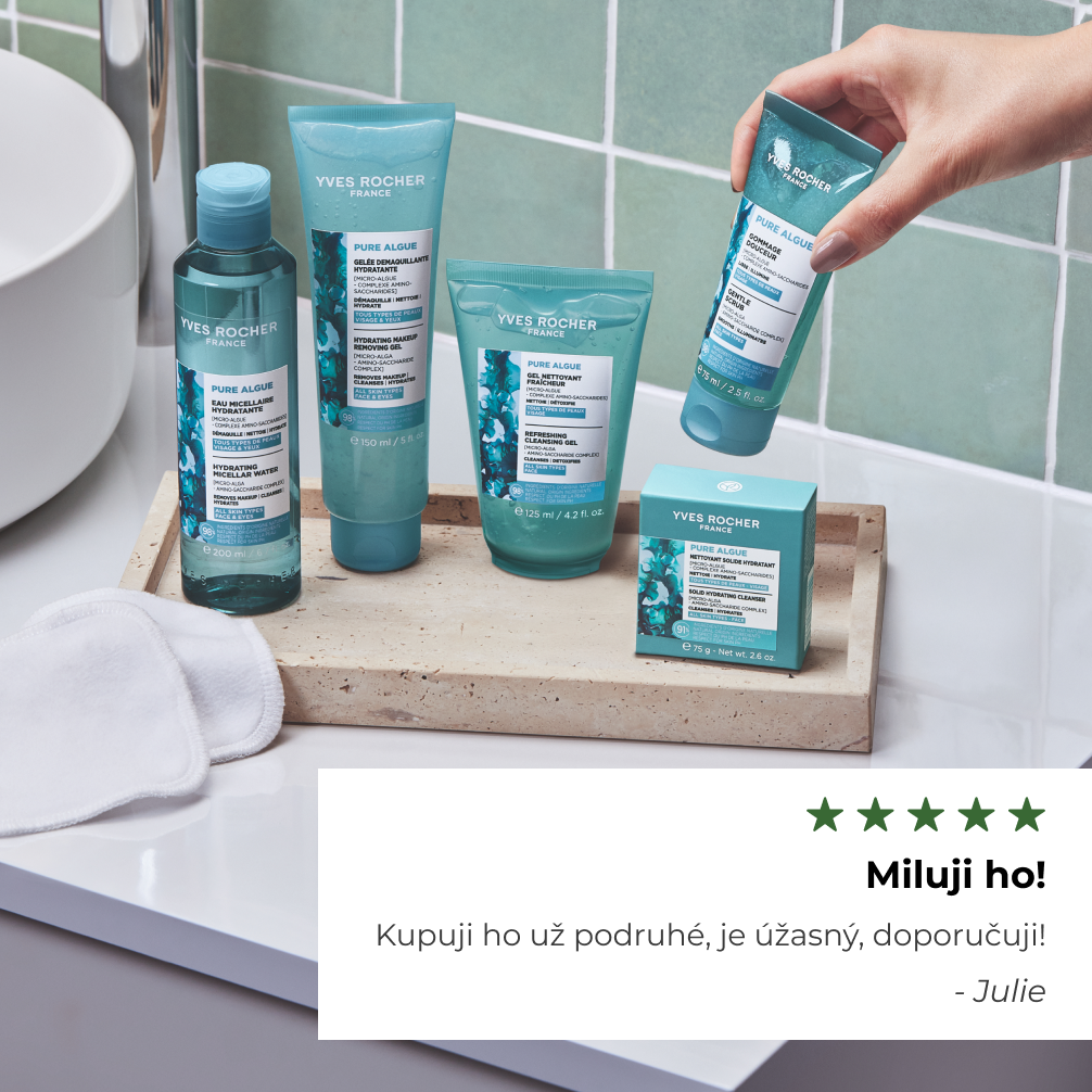 Yves Rocher Pure Algue jemný peeling 75 ml