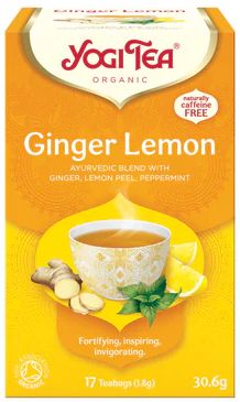 Yogi Tea Čaj Zázvor Citrón BIO 17 x 1.8 g