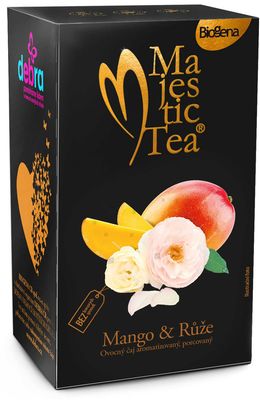 Biogena Čaj Majestic Tea Mango & Růže 20 x 2.5 g